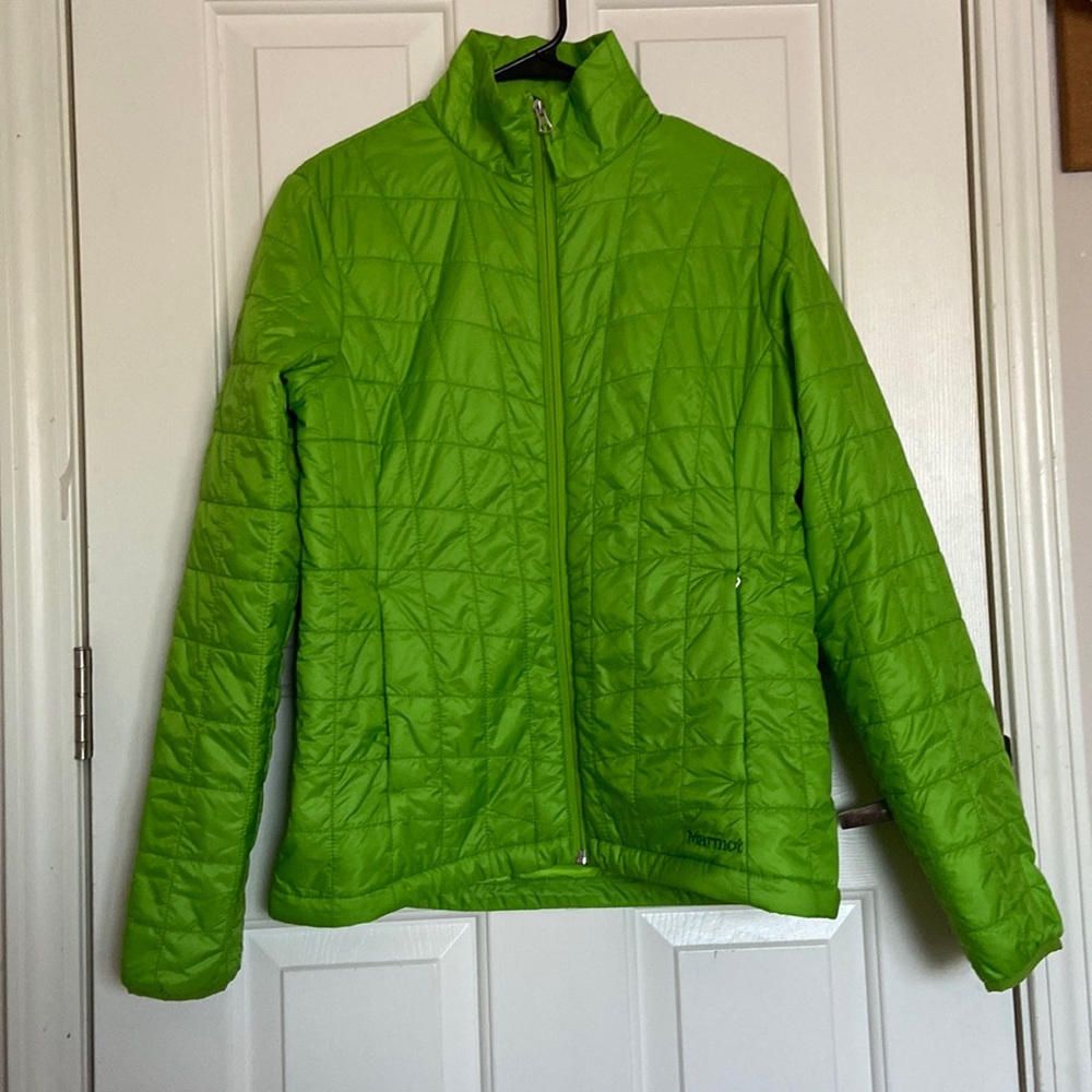 Lime Green Marmot Jacket